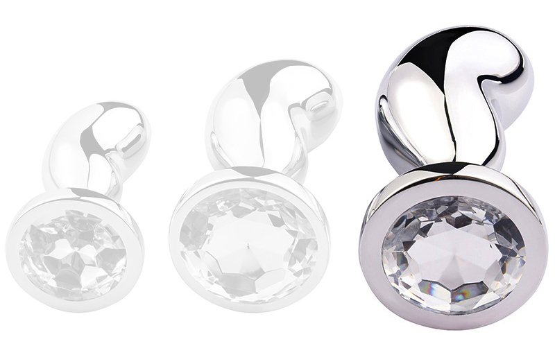plug-bean-silver-l-9-x-35cm plug bean silver l 9 x 35cm