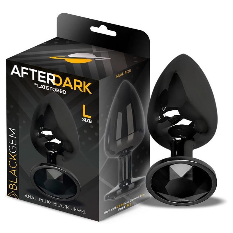 plug bijou afterdark l 8 x 4cm noir 3