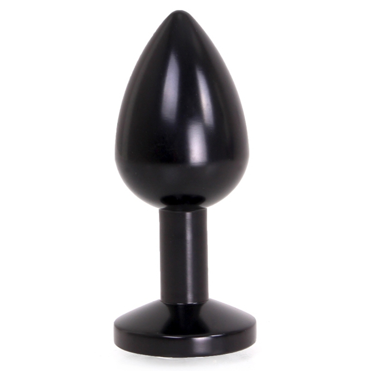plug bijou anal alu gem light 6 x 28 cm noir 2