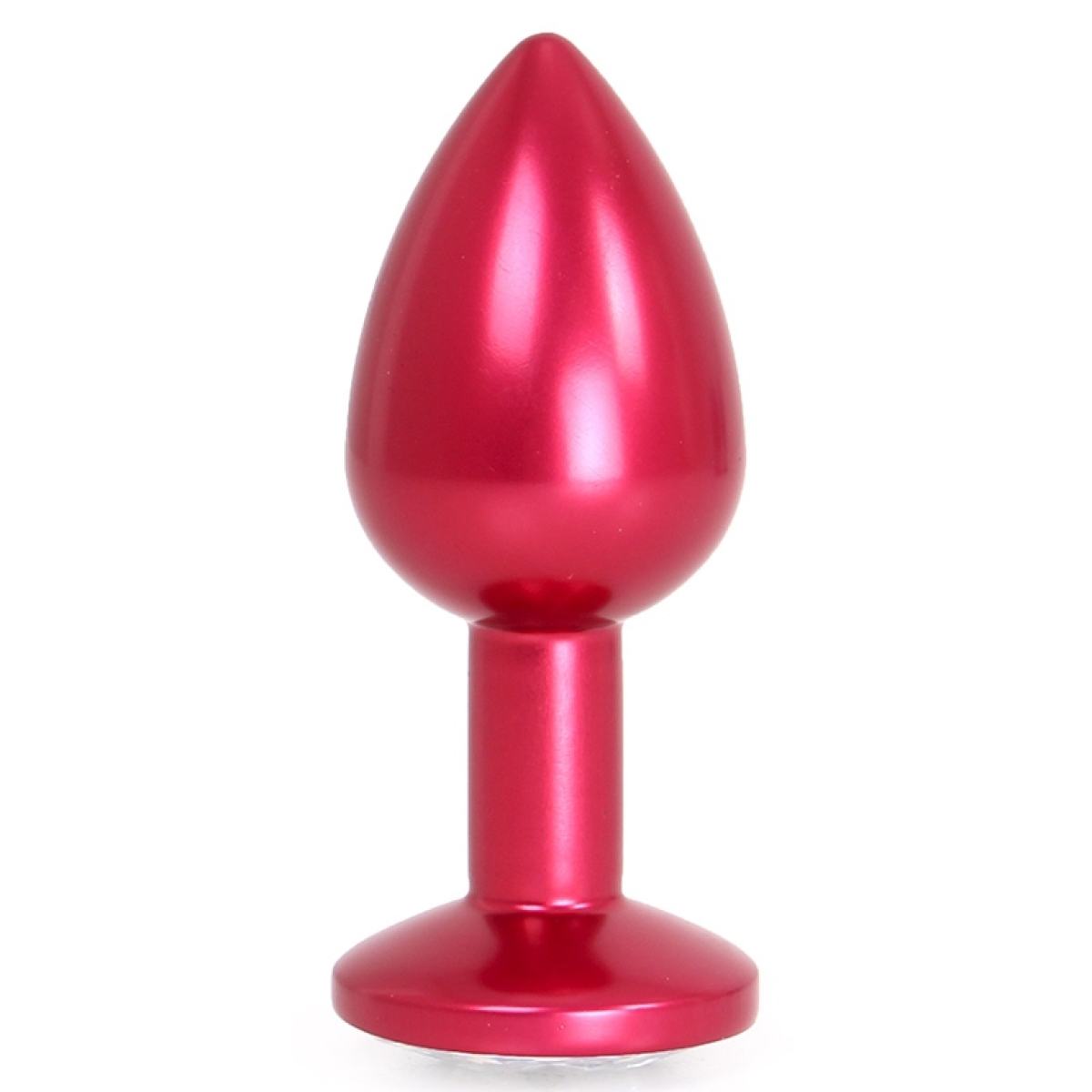 plug bijou anal alu gem light 6 x 28 cm rouge 2