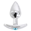 plug bijou anal avec base arrondie curve 6 x 28 cm bijou bleu 2