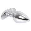 plug bijou anal avec base arrondie curve 6 x 28 cm bijou rouge 1