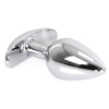 plug bijou anal avec base arrondie curve 6 x 28 cm bijou transparent 1