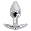 plug bijou anal avec base arrondie curve 6 x 28 cm bijou transparent 2