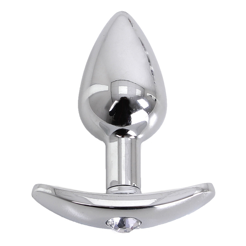 plug bijou anal avec base arrondie curve 6 x 28 cm bijou transparent 2