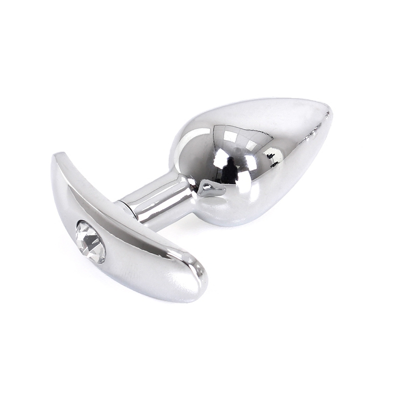 plug bijou anal avec base arrondie curve 6 x 28 cm bijou transparent
