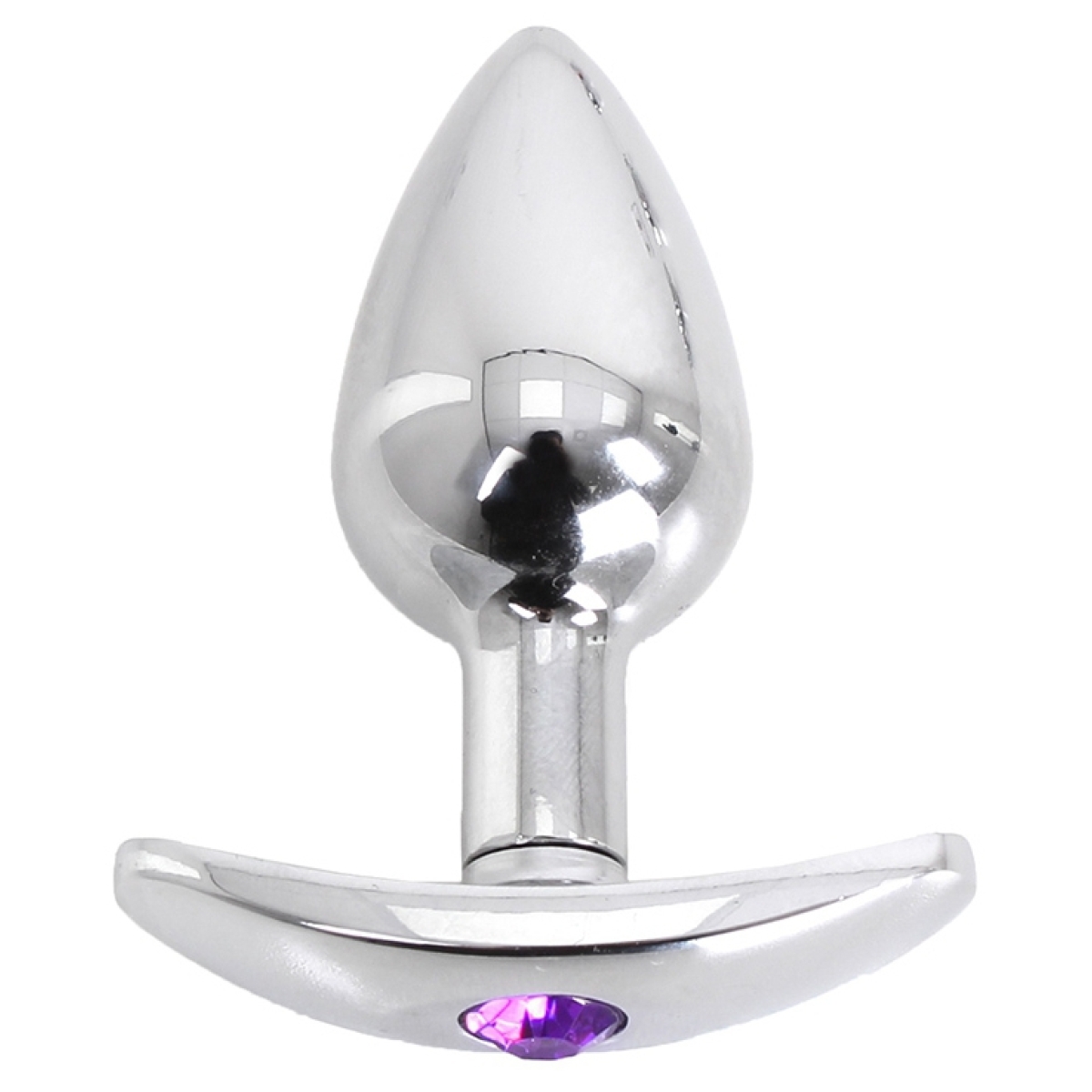 plug bijou anal avec base arrondie curve 6 x 28 cm bijou violet 2