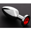 plug bijou anal butty l 9 x 38cm rouge