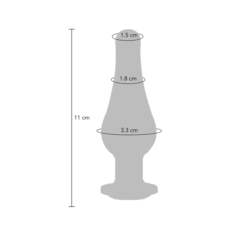 plug bijou anal diamond bum m 10 x 34cm 4 scaled