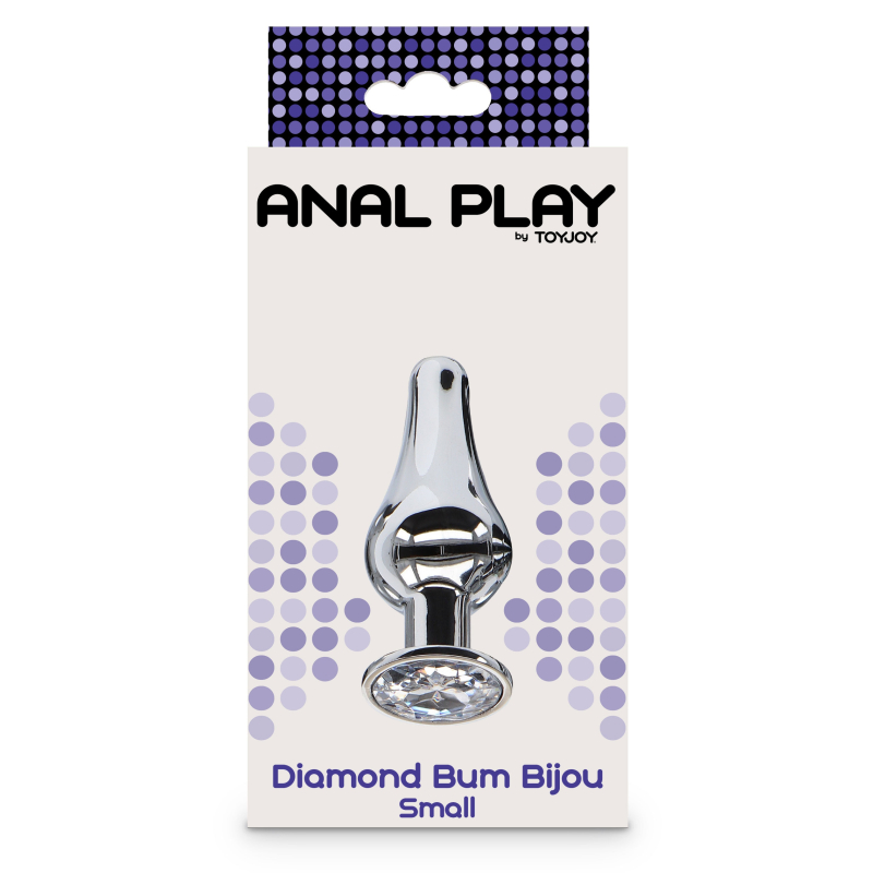 plug bijou anal diamond bum s 9 x 32cm 1