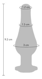 plug bijou anal diamond bum s 9 x 32cm 4