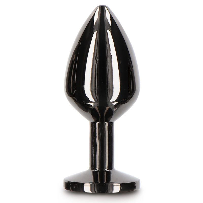 plug bijou anal diamond jewel m 7 x 33cm noir 2