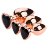 plug bijou anal gold heart m 7 x 34cm noir 1