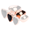 plug bijou anal gold heart m 7 x 34cm noir