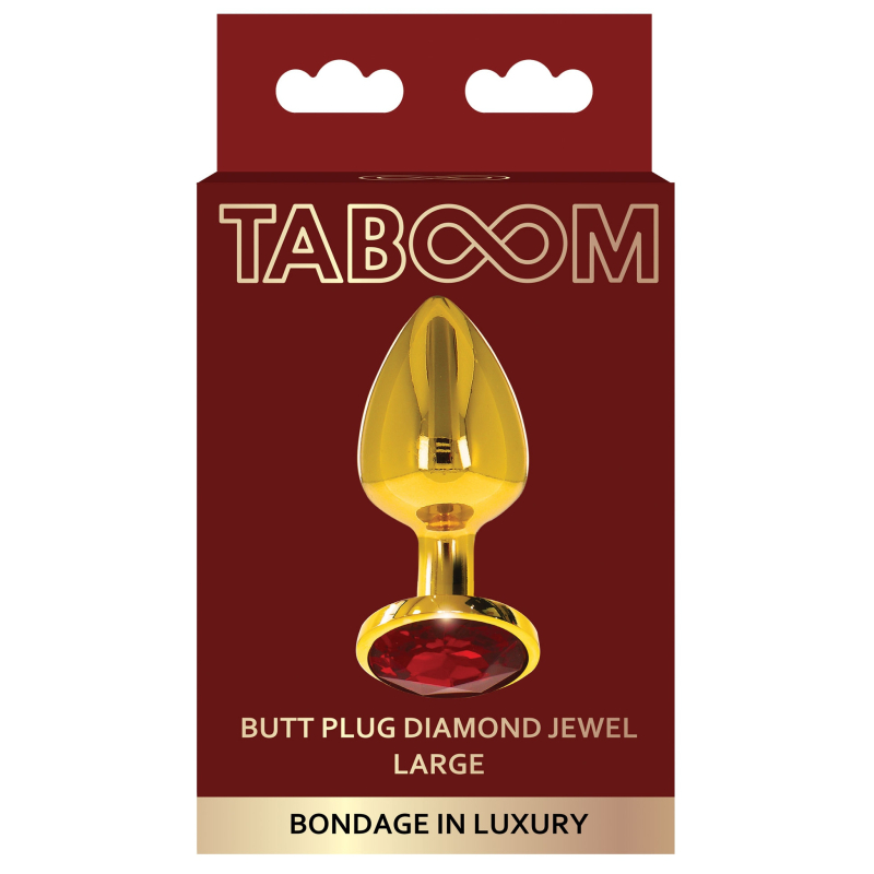 plug bijou anal jewel taboom 8 x 4cm 1