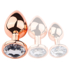 plug bijou anal pinkygold l 85 x 4cm bijou transparent 1