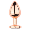 plug bijou anal pinkygold l 85 x 4cm bijou transparent 3