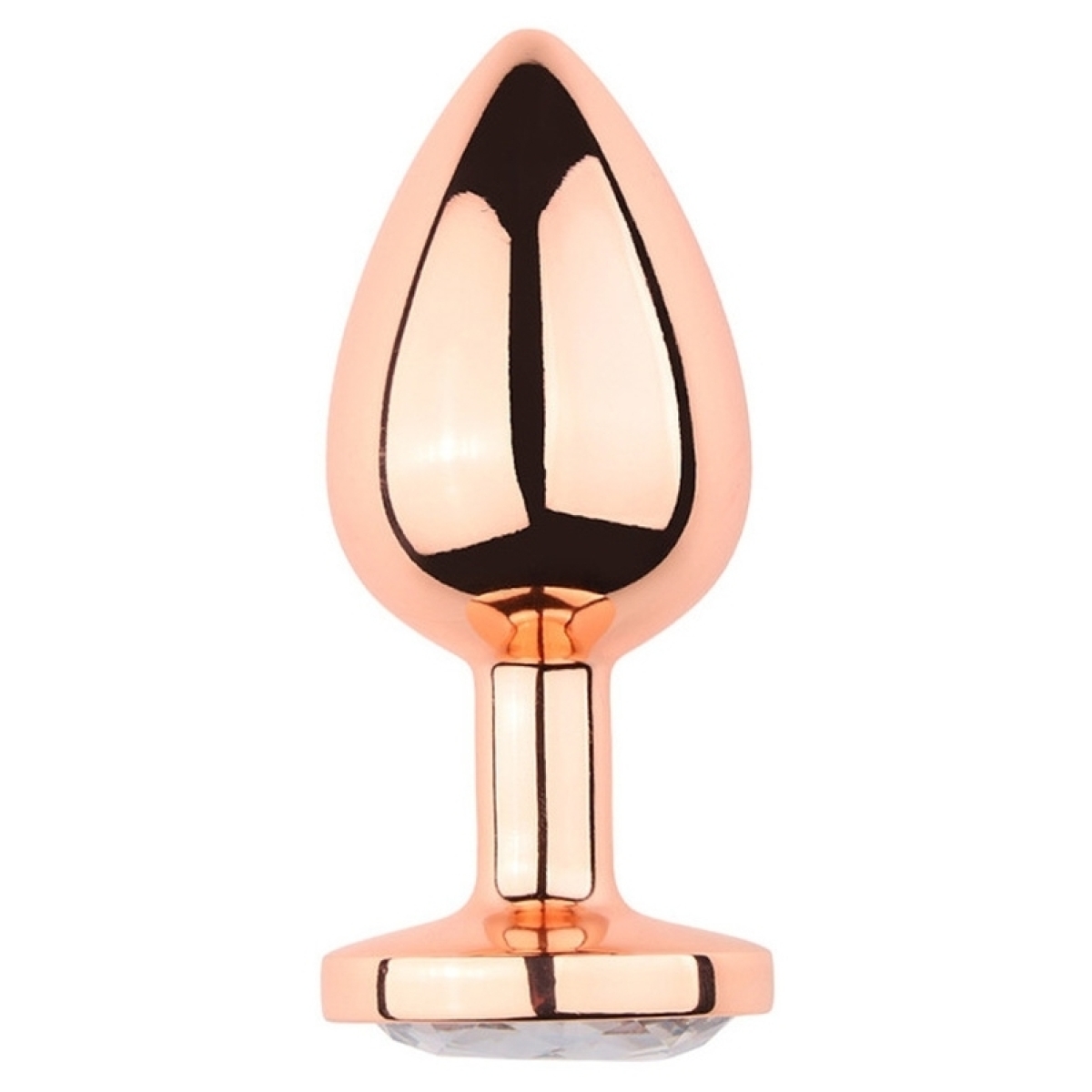 plug bijou anal pinkygold l 85 x 4cm bijou transparent 3
