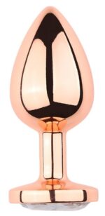 plug bijou anal pinkygold s 65 x 27cm bijou transparent 3