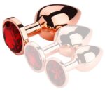 plug bijou anal redgold l 85 x 4cm bijou rouge