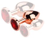 plug bijou anal redgold m 75 x 33cm bijou rouge