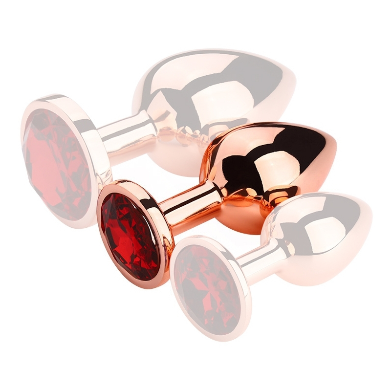 plug bijou anal redgold m 75 x 33cm bijou rouge