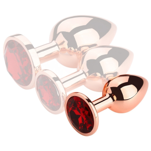 plug bijou anal redgold s 65 x 27cm bijou rouge