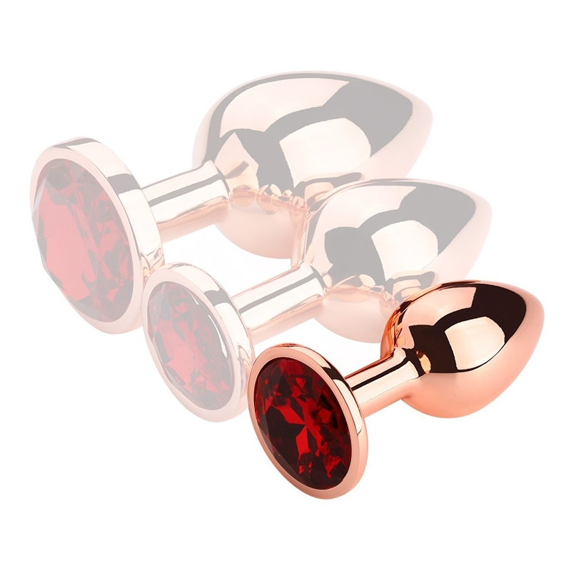 plug bijou anal redgold s 65 x 27cm bijou rouge