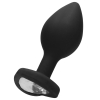 plug bijou anal silicone heart 6 x 28 cm noir 2 scaled