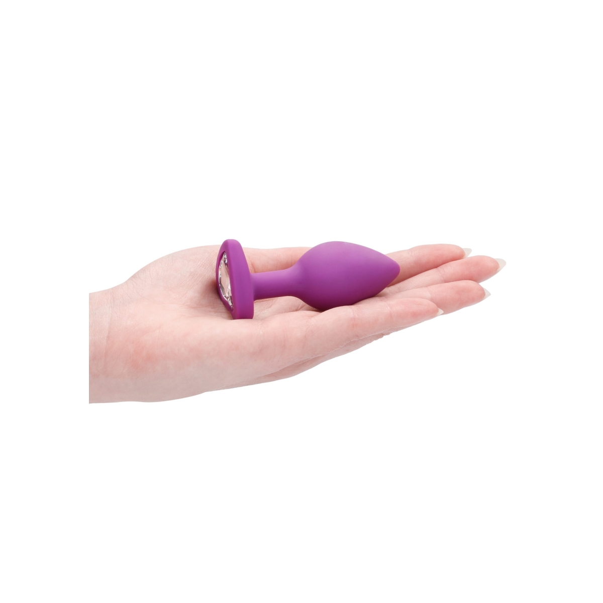 plug bijou anal silicone heart 6 x 28 cm violet 9 scaled