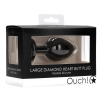 plug bijou anal silicone heart 7 x 35 cm noir 1 scaled