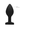 plug bijou anal silicone heart 7 x 35 cm noir 5 scaled