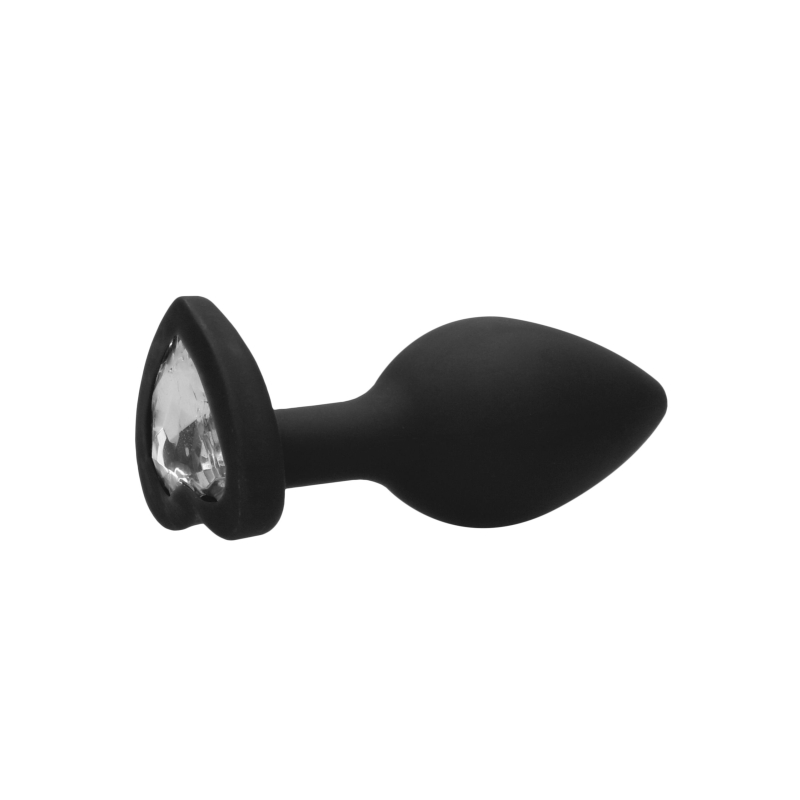 plug bijou anal silicone heart 7 x 35 cm noir 8 scaled