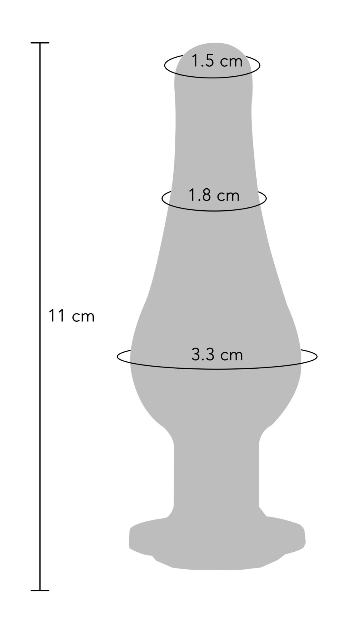 plug bijou anal twilight bum m 10 x 34cm 4