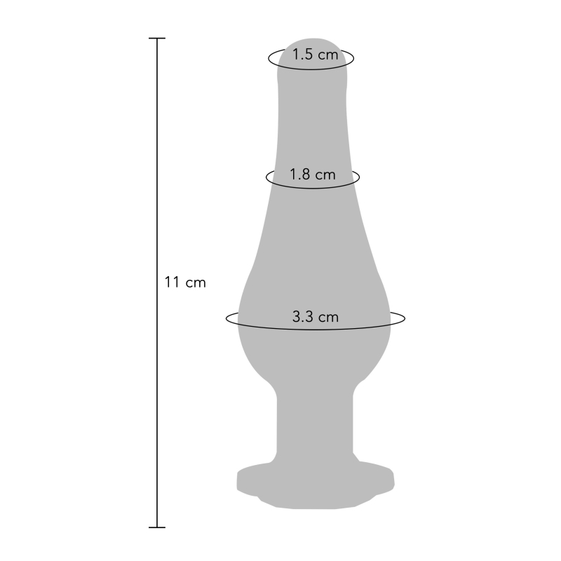 plug bijou anal twilight bum m 10 x 34cm 4