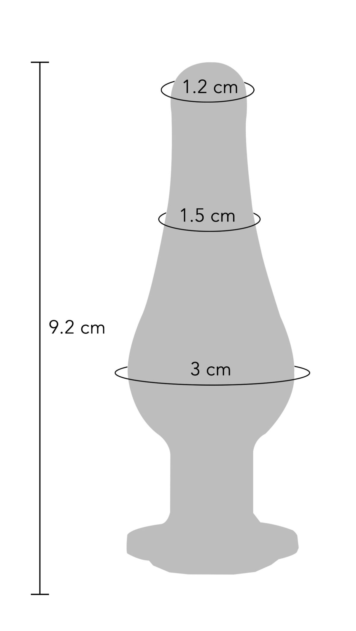 plug bijou anal twilight bum s 9 x 32cm 3