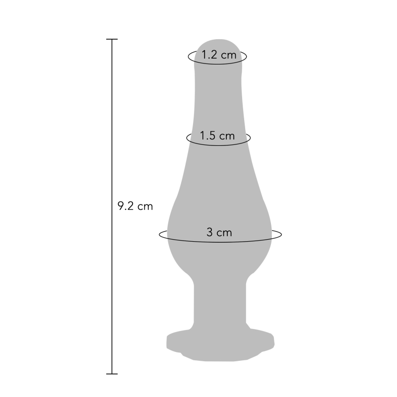 plug bijou anal twilight bum s 9 x 32cm 3