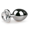plug bijou argent en coeur medium 71 x 32cm 1