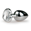 plug bijou argent en coeur small 63 x 26 cm 1