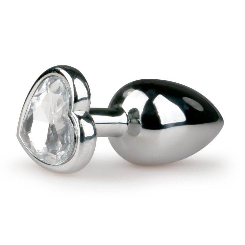 plug bijou argent en coeur small 63 x 26 cm 1