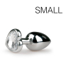 plug bijou argent en coeur small 63 x 26 cm