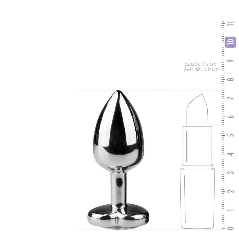 plug bijou argent en coeur small 63 x 26 cm 4