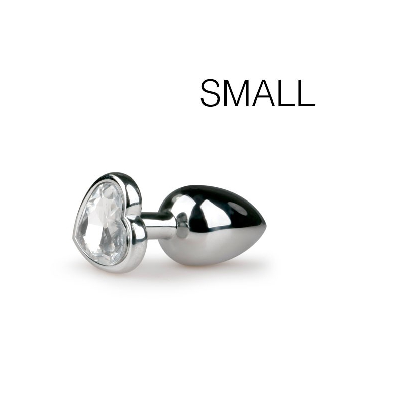 plug bijou argent en coeur small 63 x 26 cm