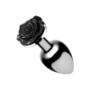 plug bijou avec rose noire 85 x 41 cm large 2