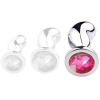 plug-bijou-bean-silver-l-9-x-35cm-rose plug bijou bean silver l 9 x 35cm rose