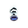 plug bijou bleu 6 x 27 cm 1