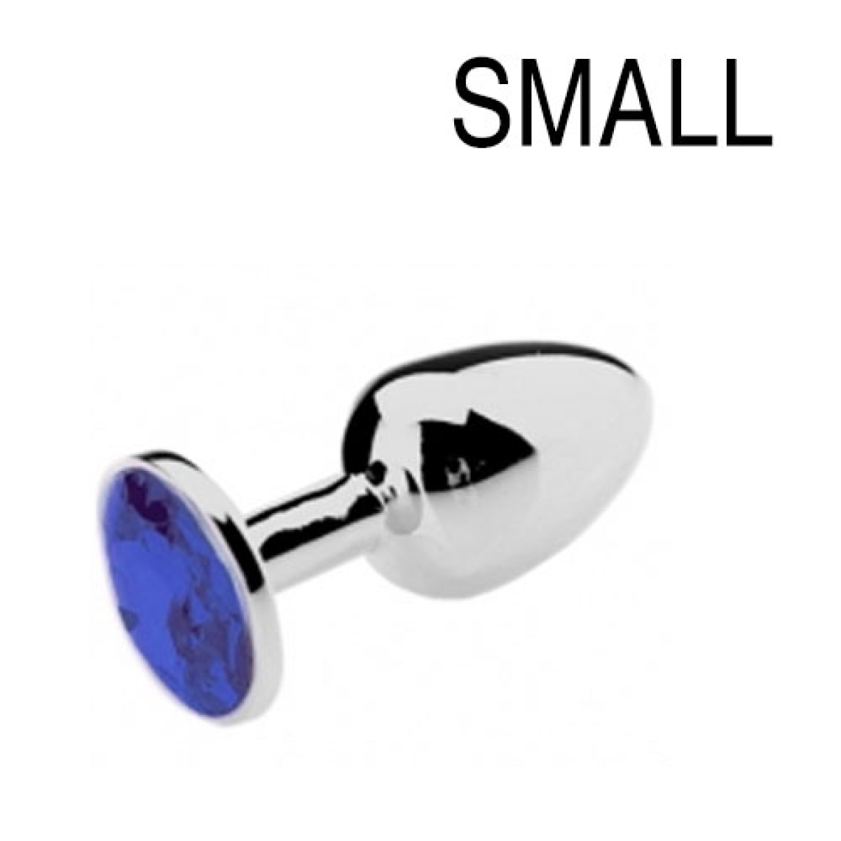 plug bijou bleu 6 x 27 cm