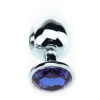 plug bijou bleu 8 x 4 cm 1