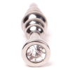 plug bijou d uretre ball dipstick transparent 6cm 12mm 1
