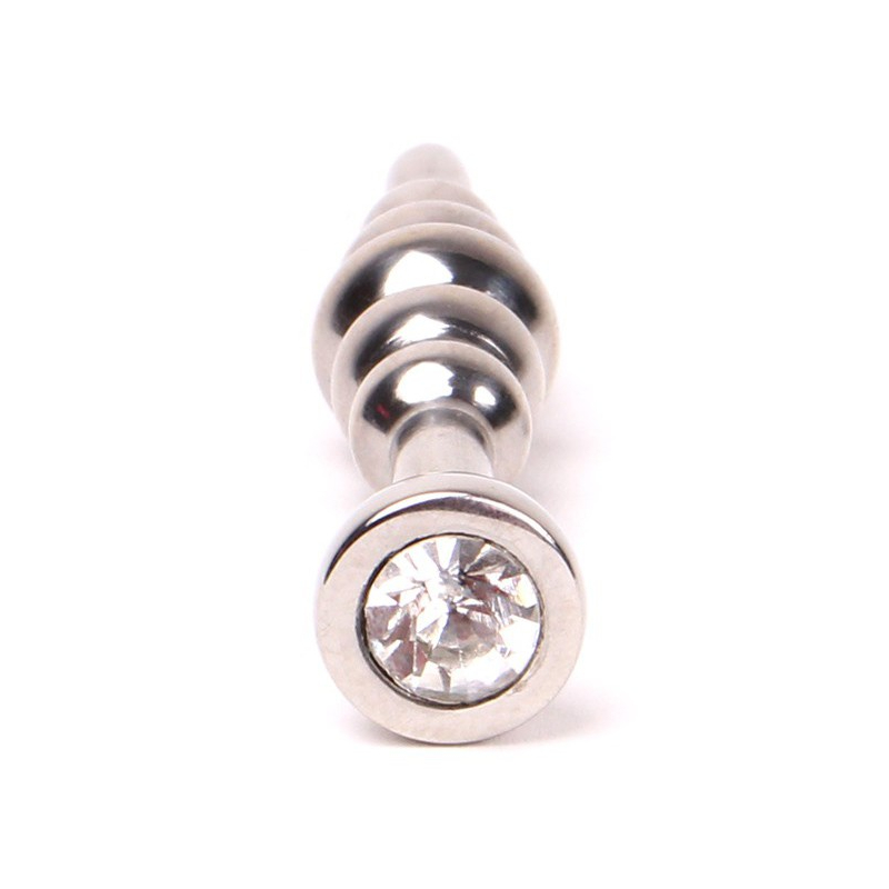 plug bijou d uretre ball dipstick transparent 6cm 12mm 1